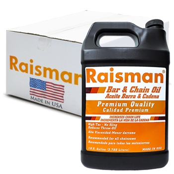 Raisman Premium Bar & Chain Oil SAE 30, 1 Case (6 x 1 gallon)
