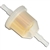 Fuel filter with barbs fits 1/4" & 5/16" line