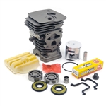 Non-Genuine cylinder, bearings and oil seals kit for Husqvarna 445