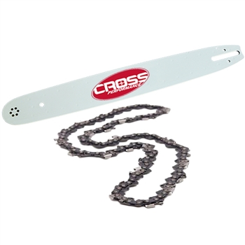 Cross Performance Guide Bar and Chain Combo 12", 3/8" lp, .050"