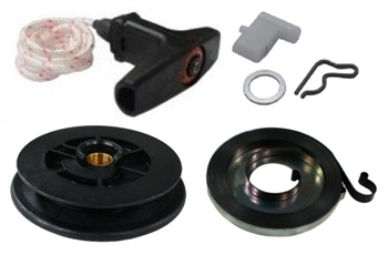 Stihl TS400 replacement starter recoil spring, handle, pulley & pawl kit