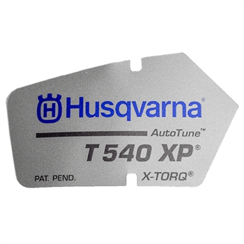 OEM Husqvarna T540XP, T540 XP II Decal