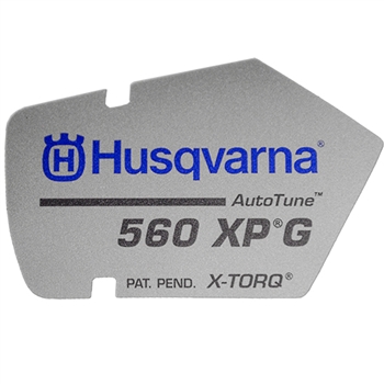 OEM Husqvarna 560 XP/XPG Label Xpg