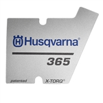 OEM Husqvarna 365 X-TORQ Label