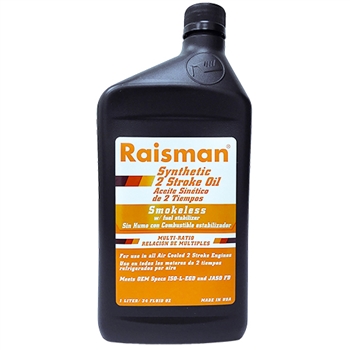 Raisman 2 Stroke Full Synthetic Oil, No-smoke, 1 Liter JASO FD