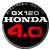 OEM Honda GX120 Starter Cover Decal (Old Style)