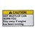 OEM Honda GX160, GX200-GX390 Muffler Warning Decal