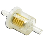 Fuel filter with barbs replaces Briggs 493629