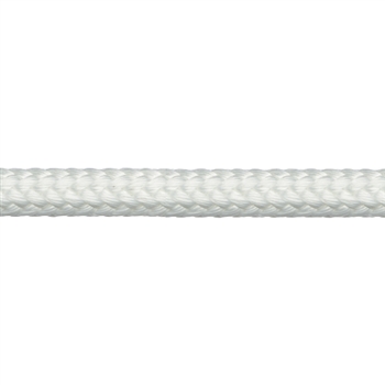 Safety Blue Core - Solid White - 16-Strand 1/2" X 600'