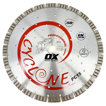 OX Tools 14" Cyclone Turbo Diamond Saw Blade