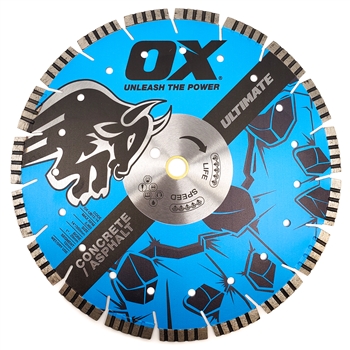 OX Tools 14" Ultimate Series Turbo Diamond Saw Blade