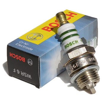 Bosch spark plug fits many chainsaws and cut off saws
